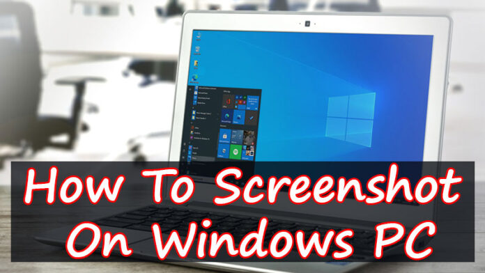how to screenshot on windows pc computer