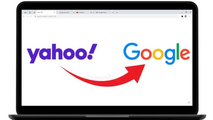 how to change search engine from yahoo to google on chrome